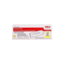 OKI C5650/C5750 Amarillo Cartucho de Toner Original - 43872305