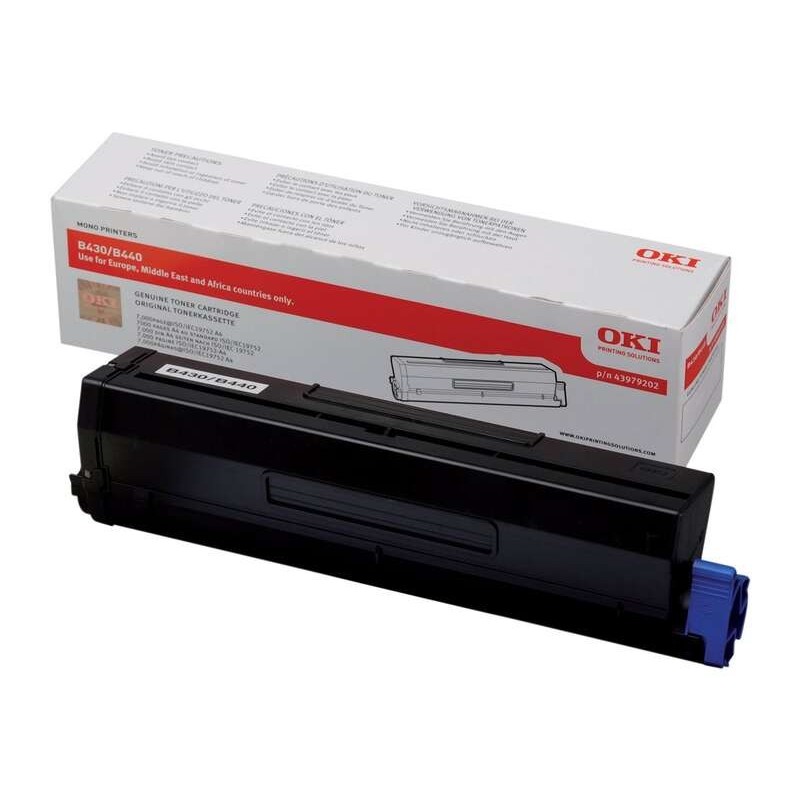 Cartuccia toner nero originale OKI B430/B440/MB460/MB470/MB480 - 43979202 Cartuccia toner nero originale OKI B430/B440/MB460/MB470/MB480 - 43979202