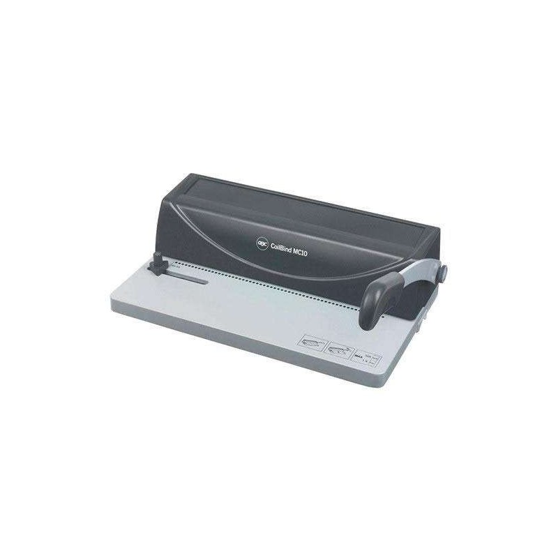 GBC MC10 CoilBind Encuadernadora A4 de Espiral Metalica - Perfora hasta 10 Hojas - Encuaderna hasta 450 Hojas GBC MC10 CoilBind Encuadernadora A4 de Espiral Metalica - Perfora hasta 10 Hojas - Encuaderna hasta 450 Hojas