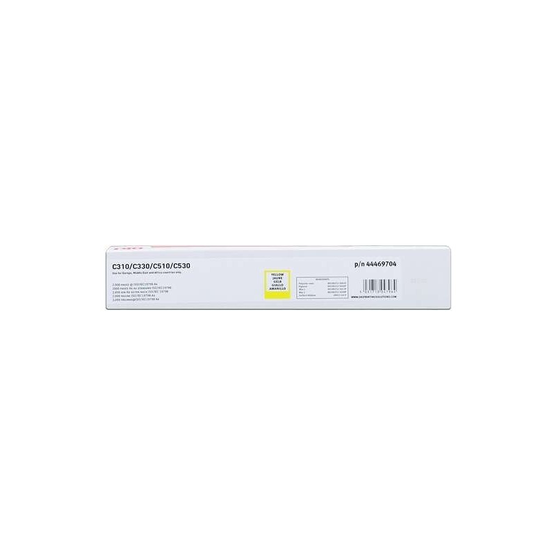 Cartuccia toner giallo originale OKI C310/C510/MC351/MC361 - 44469704 Cartuccia toner giallo originale OKI C310/C510/MC351/MC361 - 44469704