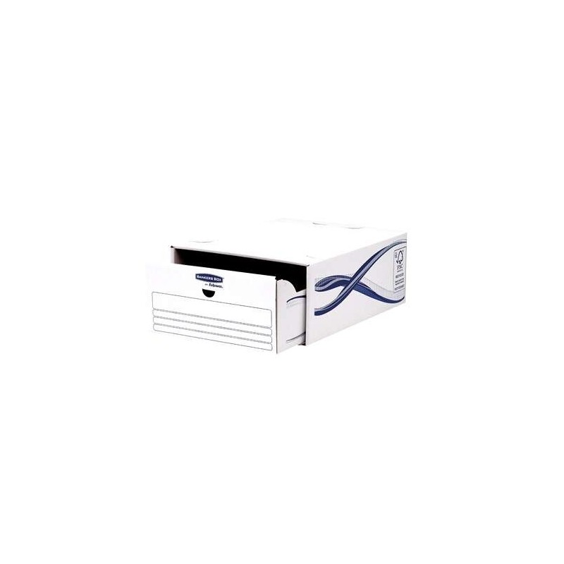 Fellowes Bankers Box Basic Pack de 5 Cajones Archivadores - Carton Reciclado Certificacion FSC Fellowes Bankers Box Basic Pack de 5 Cajones Archivadores - Carton Reciclado Certificacion FSC