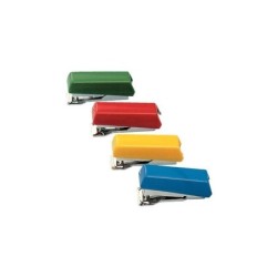 Petrus 202 Bambina Cucitrice + 1 Scatola di Punti 202 - Fino a 5 Fogli - Lunghezza 5 cm - Colori Assortiti 20pz 20pz