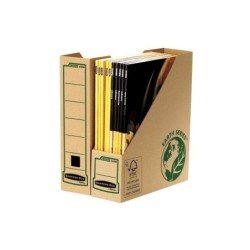 Fellowes Bankers Box Earth Revistero A4 - Carton Reciclado Certificacion FSC - Color Marron