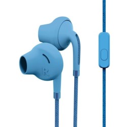 Cuffie Energy Sistem Style 2+ - Bassi Profondi - Microfono - Controllo Conversazione - Doppia Lunghezza - Colore Blu