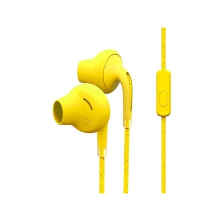 Energy Sistem Auriculares Style 2+ - Graves Profundos - Microfono - Control de Conversacion - Dual Length - Color Amarillo