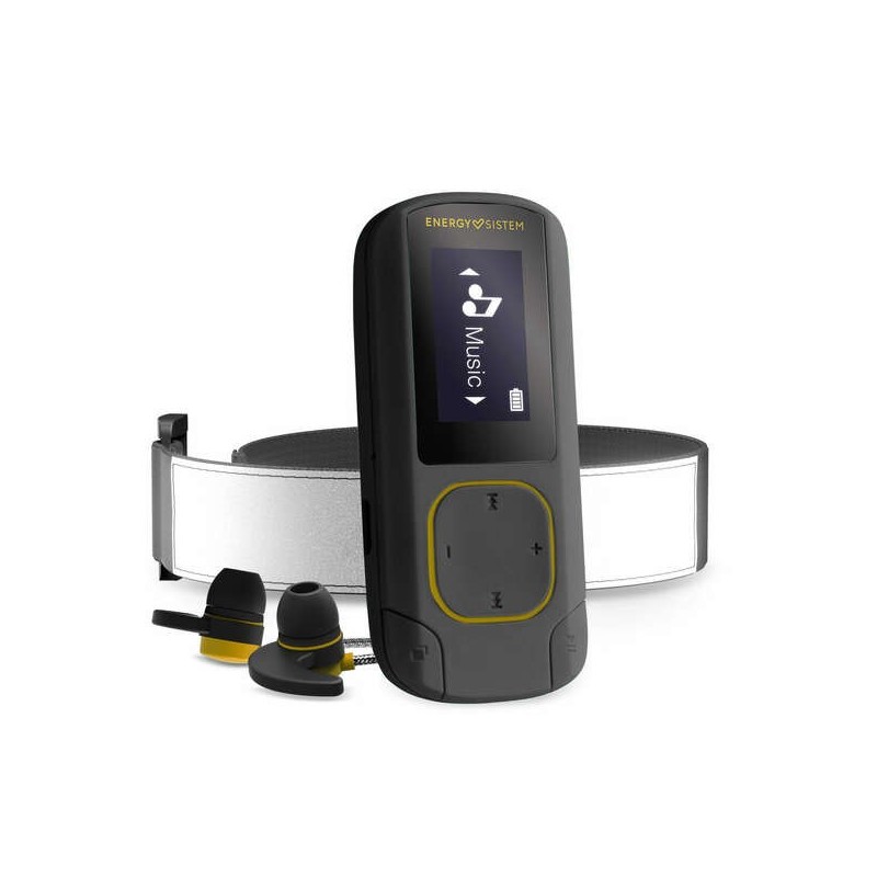 Energy Sistem MP3 Clip BT Sport - 16GB - Radio FM - Bracciale - MicroSD - Colore Giallo Energy Sistem MP3 Clip BT Sport - 16GB - Radio FM - Bracciale - MicroSD - Colore Giallo