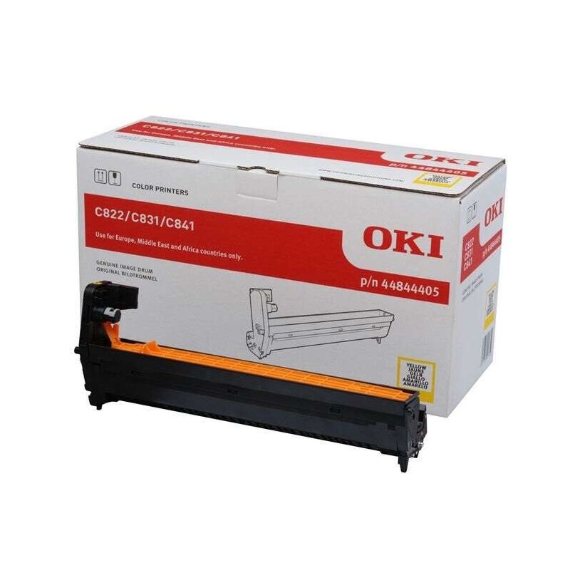 OKI C822/C831/C841 Tamburo immagine originale giallo - 44844405 (Tamburo) OKI C822/C831/C841 Tamburo immagine originale giallo - 44844405 (Tamburo)