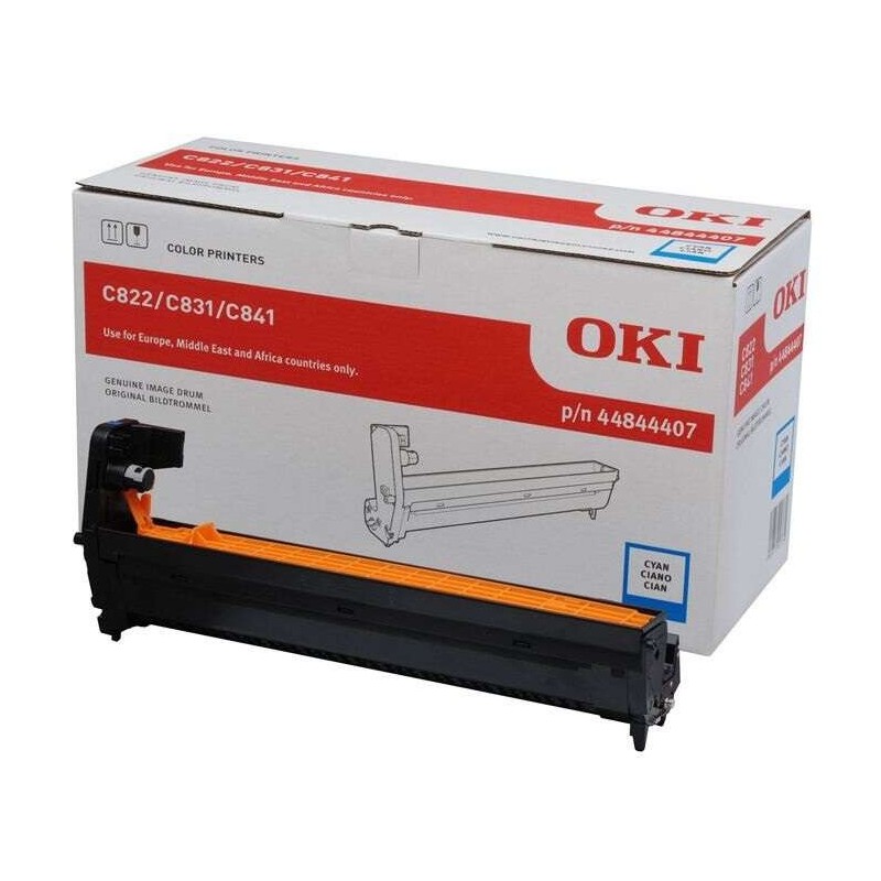 Tamburo immagine originale OKI C822/C831/C841 ciano - 44844407 (tamburo) Tamburo immagine originale OKI C822/C831/C841 ciano - 44844407 (tamburo)