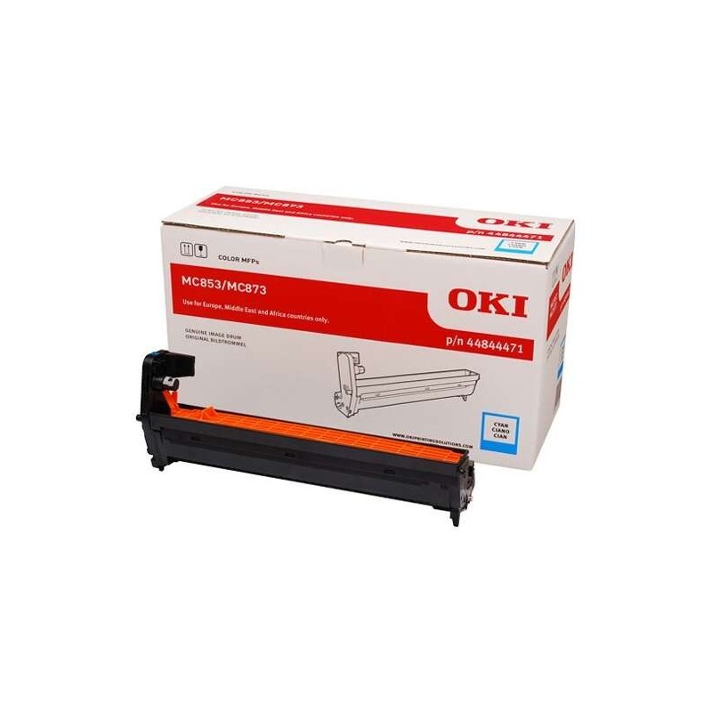 Tamburo immagine originale OKI MC853/MC873/MC883 ciano - 44844471 (tamburo) Tamburo immagine originale OKI MC853/MC873/MC883 ciano - 44844471 (tamburo)