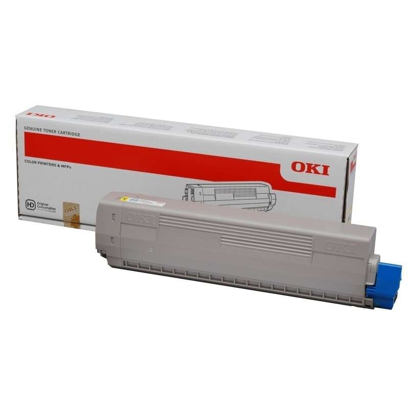 Cartuccia toner originale giallo OKI C822 - 44844613