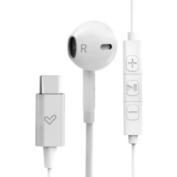 Cuffie Energy Sistem Smart 2 - Tipo C - Controllo musica e volume - Custodia da viaggio - Colore bianco
