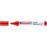 Edding 4500 Pennarello Permanente per Tessuti - Punta Tonda - Linea tra 2 e 3 mm - Odore Neutro - Asciugatura Rapida - Colore Ro