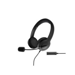 Cuffie da ufficio Energy Sistem 3 - Spina USB e 3,5 mm - Controllo volume e disattivazione audio - Braccio microfono retrattile 