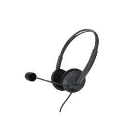 Energy Sistem Auriculares Office 2 - PC/Mac/Smartphone Compatible - 3.5mm Plug - Microfono con Brazo Retractil - Color Negro