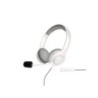 Cuffie da Ufficio Energy Sistem 3 - Spina USB e 3,5mm - Controllo Volume e Mute - Braccio Microfono Retrattile - Colore Bianco
