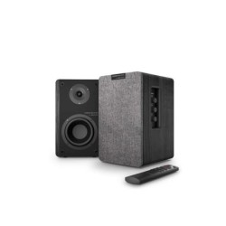 Monitor da Studio Energy Sistem 4 Diffusori Hi Fi Attivi da Scaffale - Doppio Ingresso RCA - Colore Nero