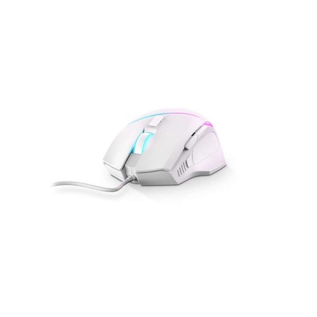 Mouse da gioco Energy Sistem ESG M2 - 6400 dpi - USB - Luci LED RGB - 8 pulsanti personalizzabili - Colore bianco