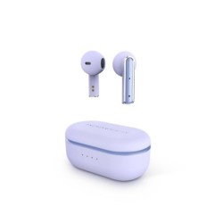 Cuffie Wireless Energy Sistem Style 4 - Design Compatto - Scatola di Ricarica - Colore Viola