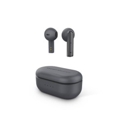 Cuffie Wireless Energy Sistem Style 4 - Design Compatto - Scatola di Ricarica - Colore Grigio