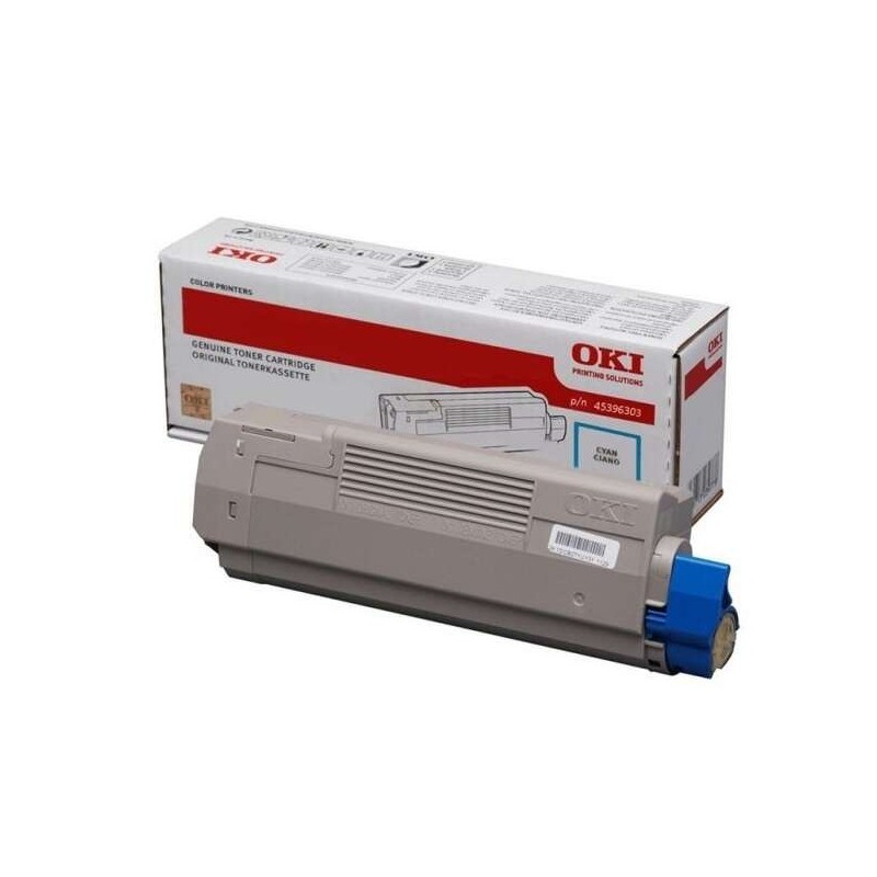 Cartuccia toner originale ciano OKI MC760/MC770/MC780 - 45396303 Cartuccia toner originale ciano OKI MC760/MC770/MC780 - 45396303