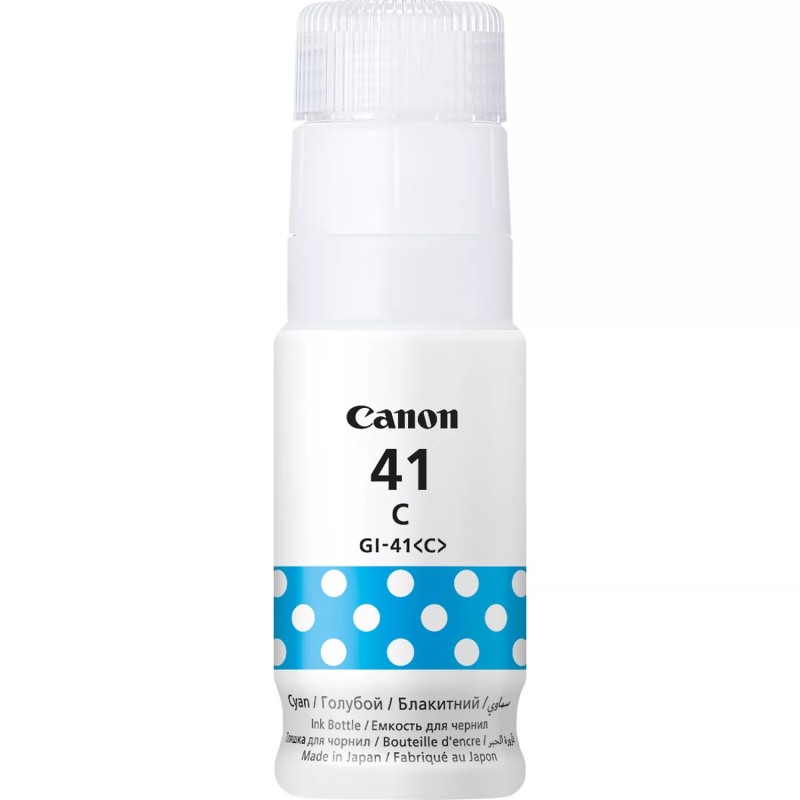 Bottiglia d'inchiostro originale Canon GI41 ciano - GI41C/4543C001 Bottiglia d'inchiostro originale Canon GI41 ciano - GI41C/4543C001