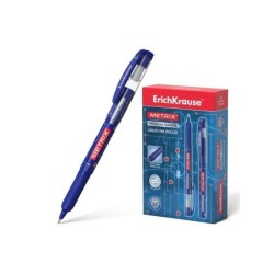 Erichkrause Metrix - Penna roller classica con punta normale - Corpo in plastica leggera - Inchiostro gel ad asciugatura rapida 