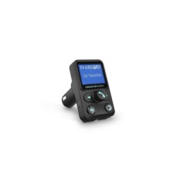 Energy Sistem Transmisor de Coche FM XTRA - LCD 1 -4" - Bluetooth - MicroSD - USB MP3 - Asistente de Voz - Color Negro