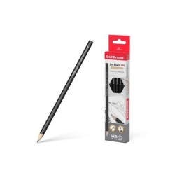 Erichkrause Jet - Matita di grafite esagonale - Durezza HB - Colore nero 12pz 12pz