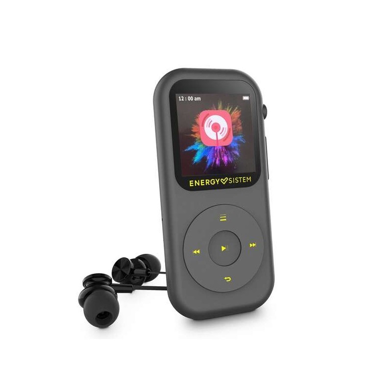 Energy Sistem Handy Lettore MP4 - 16GB - Bluetooth - Radio FM Integrata - MicroSD 128GB - Colore Grigio Energy Sistem Handy Lettore MP4 - 16GB - Bluetooth - Radio FM Integrata - MicroSD 128GB - Colore Grigio