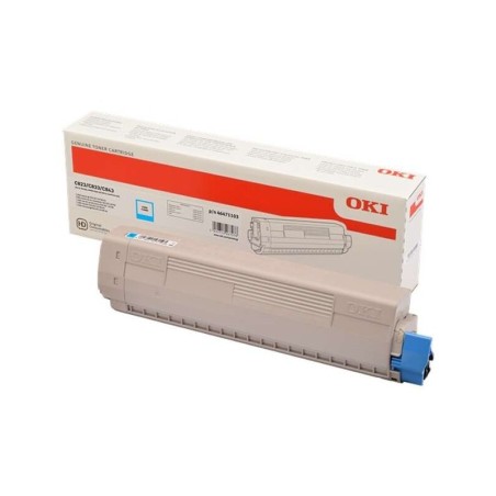Cartuccia toner originale ciano OKI C823/C833/C843 - 46471103