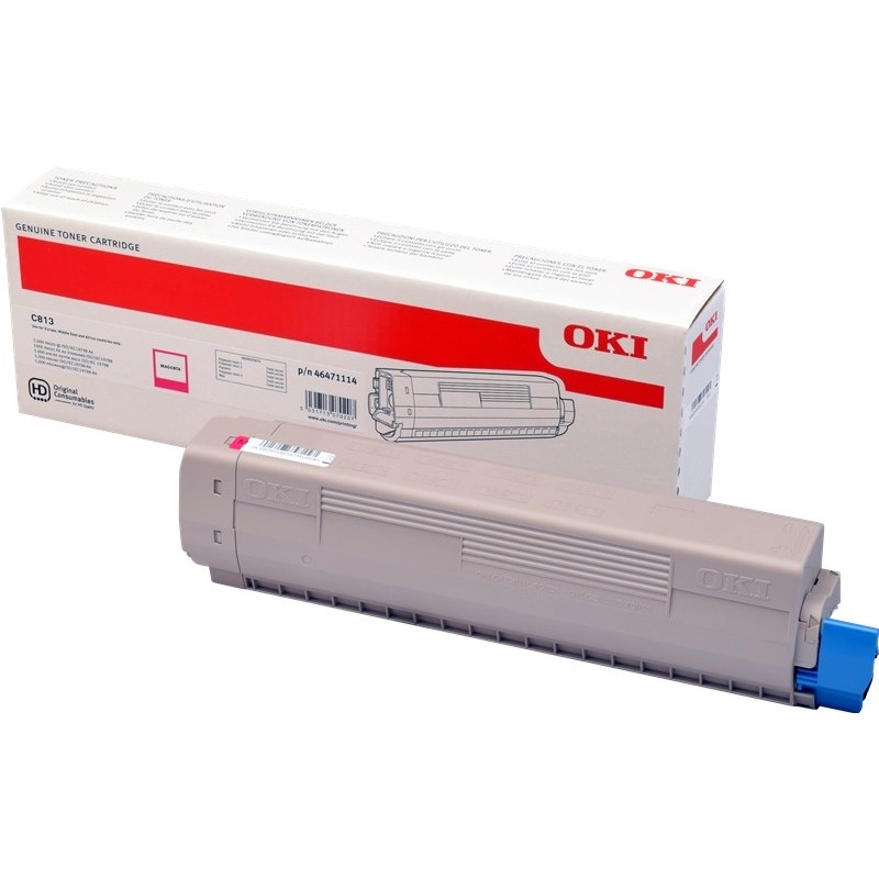 Cartuccia toner originale magenta OKI C813 - 46471114