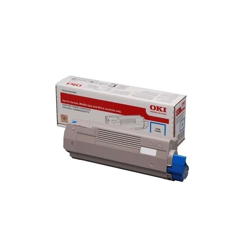 Cartuccia toner originale ciano OKI C712 - 46507615