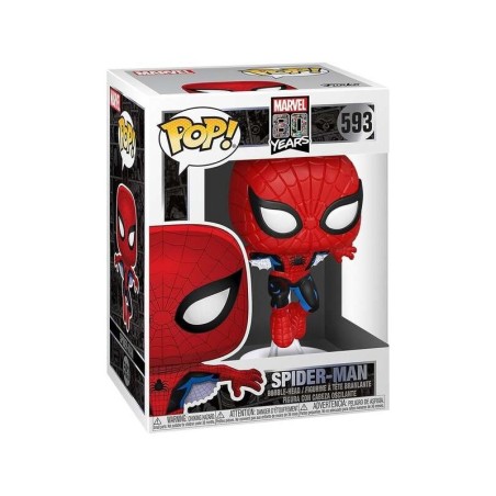 Funko Pop Marvel Spider-Man 80TH Primera Aparicion - Figura de Vinilo - Altura 9cm aprox.