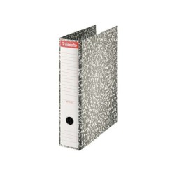 Raccoglitore a leva Esselte - Cartoncino - Formato Folio - Dorso 75 mm - Capacità di 500 fogli - Colore grigio erica 20pz 20pz