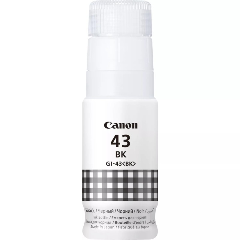Bottiglia d'inchiostro originale nera Canon GI43 - GI43BK/4698C001