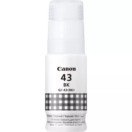Bottiglia d'inchiostro originale nera Canon GI43 - GI43BK/4698C001