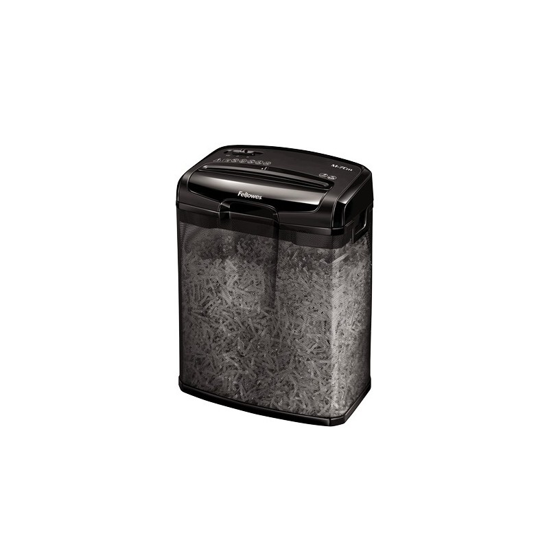 Fellowes M-7CM Destructora de Papel Manual 13L - Corte en Particulas P-4 - Destruye hasta 7 Hojas - Color Negro Fellowes M-7CM Destructora de Papel Manual 13L - Corte en Particulas P-4 - Destruye hasta 7 Hojas - Color Negro