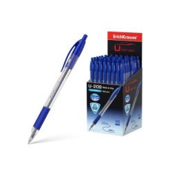 Erichkrause Boligrafo Automatico U-209 Classic Matic&Grip - Ultra Glide Technology - Tinta Color Azul