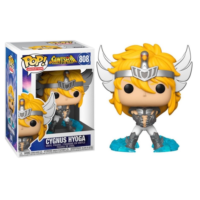 Funko Pop Animacion Caballeros del Zodiaco Saint Seiya Cygnus Hyoga - Figura de Vinilo - Altura 9cm aprox. Funko Pop Animacion Caballeros del Zodiaco Saint Seiya Cygnus Hyoga - Figura de Vinilo - Altura 9cm aprox.