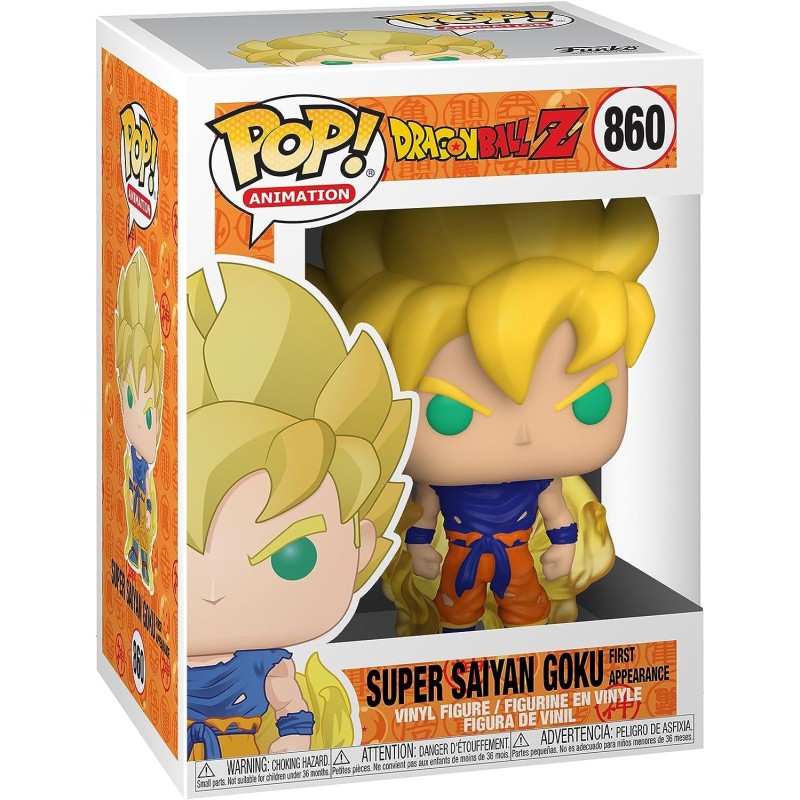 Funko Pop Animacion Dragon Ball Z Super Saiyan Goku Primera Aparicion - Figura de Vinilo - Altura 9cm aprox. Funko Pop Animacion Dragon Ball Z Super Saiyan Goku Primera Aparicion - Figura de Vinilo - Altura 9cm aprox.