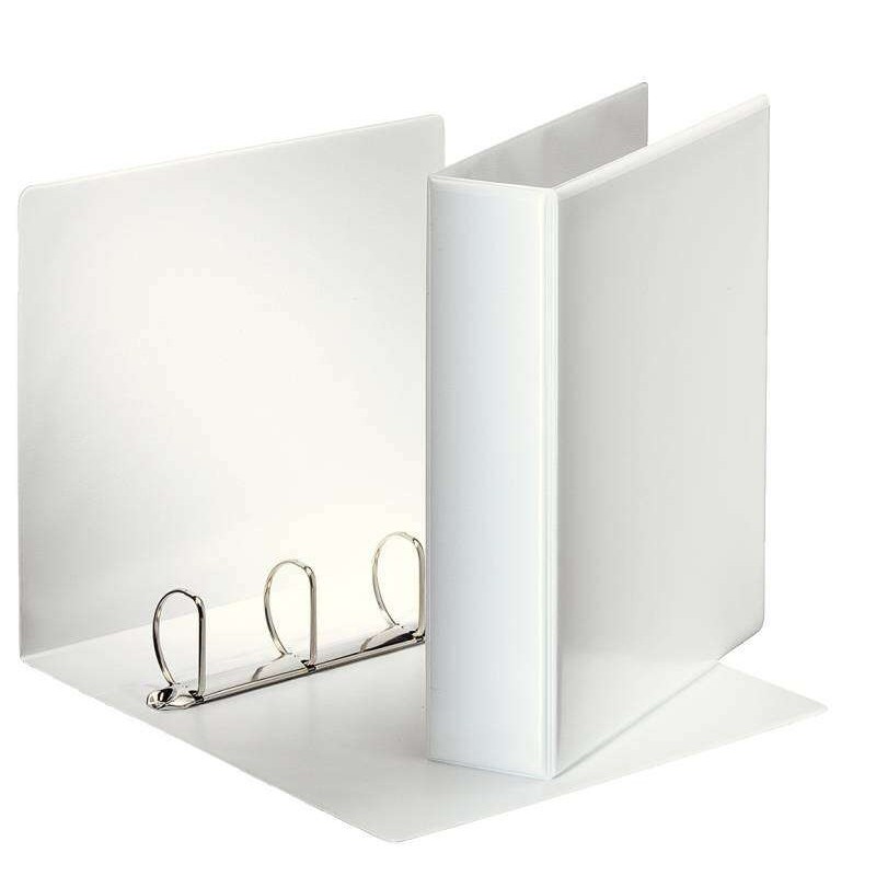 Esselte Cartella a marsupio Gamma Basic 50 mm - Meccanismo a 4 anelli misti - 2 tasche esterne - A4 - Bianco 10pz 10pz Esselte Cartella a marsupio Gamma Basic 50 mm - Meccanismo a 4 anelli misti - 2 tasche esterne - A4 - Bianco 10pz 10pz