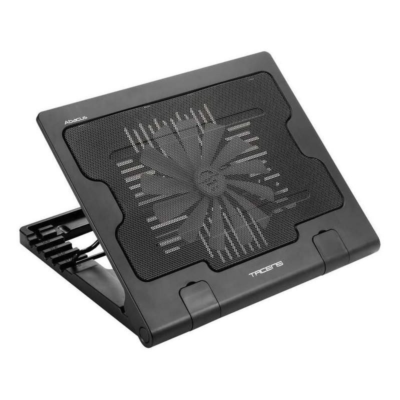 Base di raffreddamento Tacens Abacus per laptop fino a 17" USB - 1 ventola da 180 mm - Inclinazione regolabile - 2 porte US Base di raffreddamento Tacens Abacus per laptop fino a 17" USB - 1 ventola da 180 mm - Inclinazione regolabile - 2 porte US