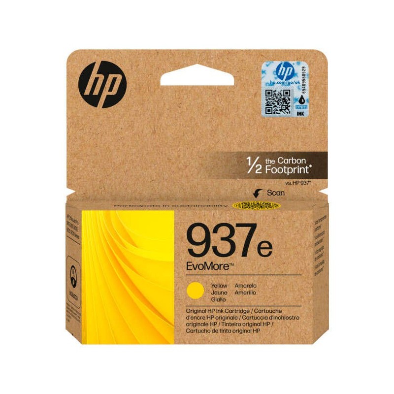 HP 937e Amarillo Cartucho de Tinta Original - 4S6W8NE