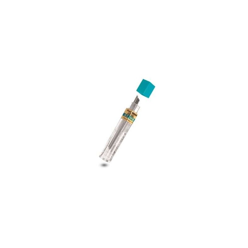Pentel Hi-Polymer Tubo de 12 Minas de Grafito - Dureza HB - Trazo 0.7mm - Alta Resistencia Pentel Hi-Polymer Tubo de 12 Minas de Grafito - Dureza HB - Trazo 0.7mm - Alta Resistencia