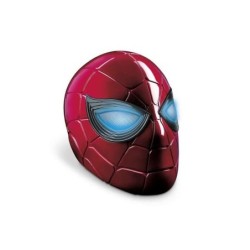 Casco elettronico Hasbro Marvel Legends Series Replica di Spider-Man - Scala 1:1 - Tecnologia LED - Realizzato in PVC