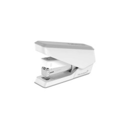 Fellowes LX840 Grapadora con Proteccion Microban - Hasta 25 Hojas - Quitagrapas Extraible - Visor de Grapas - Color Blanco