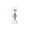 Bic Pack de 3 Recambios para Boligrafo Cristal Re´new - Punta Media de 1.0mm - Tinta con Base de Aceite - Color Negro