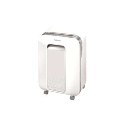 Fellowes LX201 Destructora de Papel Manual Microcorte - Destruye hasta 12 Hojas - 22L - Color Blanco