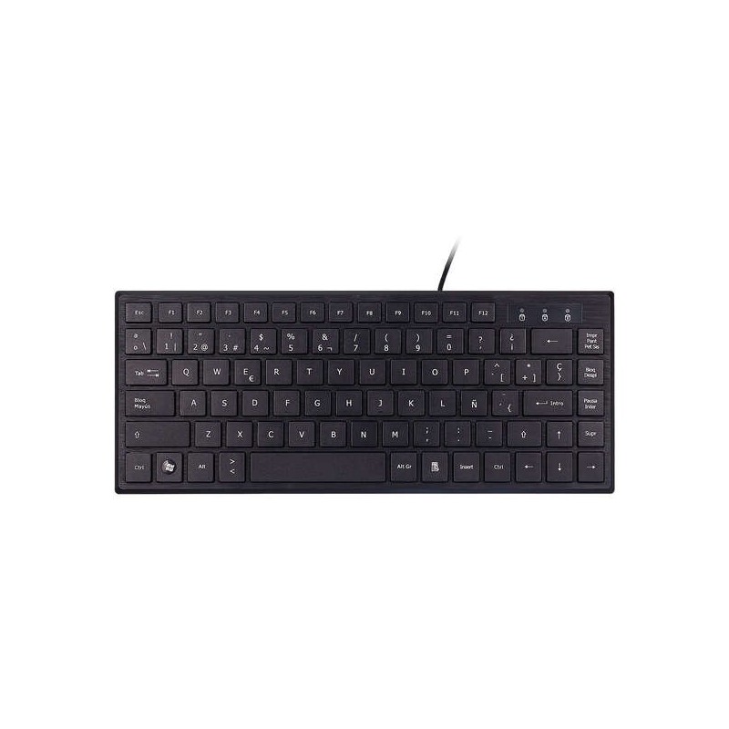 Tastiera mini USB Unykach KB302 con 83 tasti - Ultrapiatta - Colore nero Tastiera mini USB Unykach KB302 con 83 tasti - Ultrapiatta - Colore nero