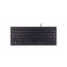 Tastiera mini USB Unykach KB302 con 83 tasti - Ultrapiatta - Colore nero
